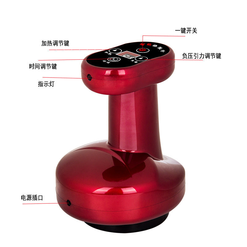 Rechargeable gua sha instrument, electric gua sha gravitational trader, meridian dredging cupping instrument, multi-functional health and beauty instrument