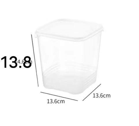 Refrigerator frozen meat storage box, fresh-keeping box, food-grade refrigerator special quick-frozen meat sub-packing box, a week of food preparation artifact