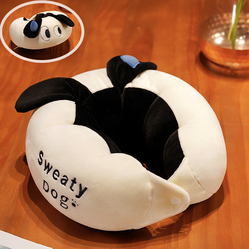 Rabbit Cartoon U-shaped pillow, cervical spine pillow, car neck pillow, nap pillow, U-shaped pillow, airplane travel neck guard, neck pillow, portable