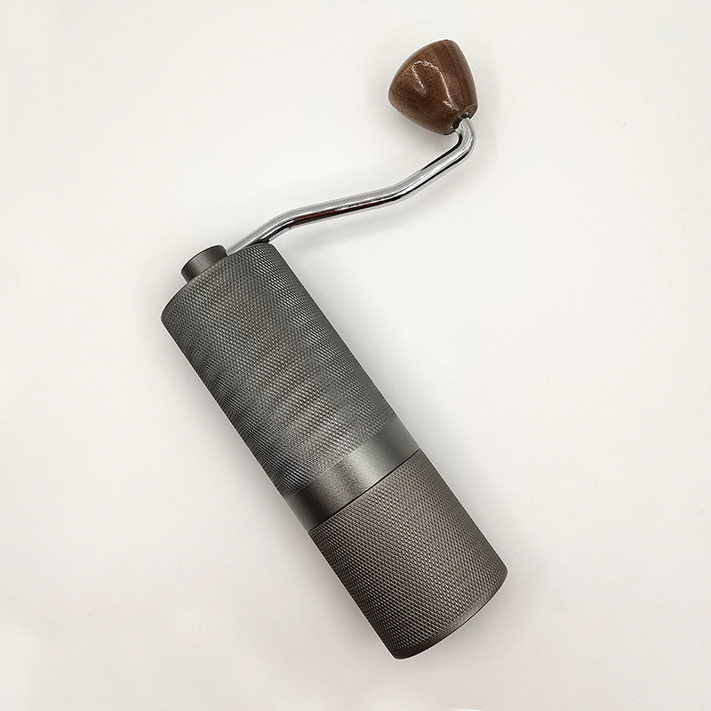Knurled hand coffee grinder steel grinding core portable Italian grinder 6 stars adjustable thickness hand grinder