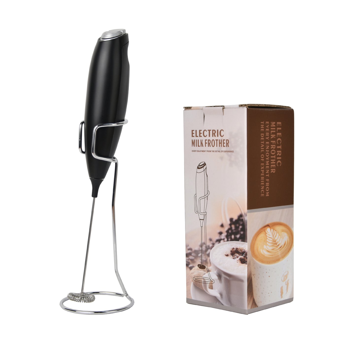 The popular Milk Frother handheld coffee milk frother with hook milk matcha foaming milk frother