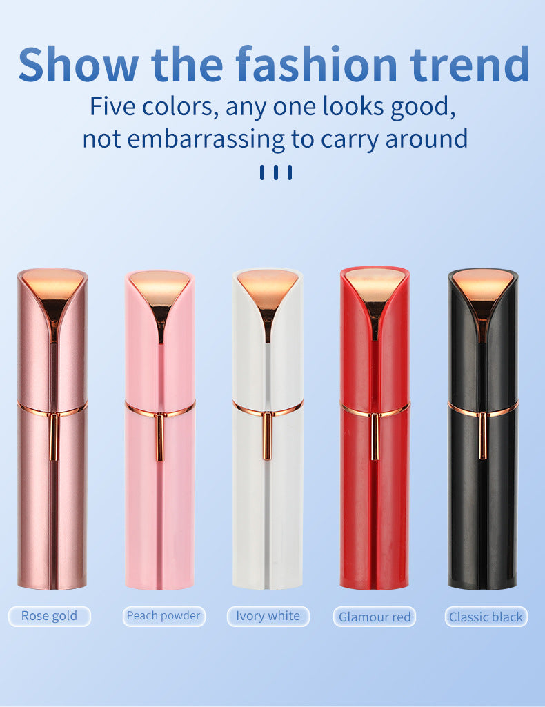 USB Rechargeable Lipstick Eyebrow Shaper Lipstick Electric Shaver Epilator Automatic Eyebrow Shaver Eyebrow Shaver Eyebrow Shaper