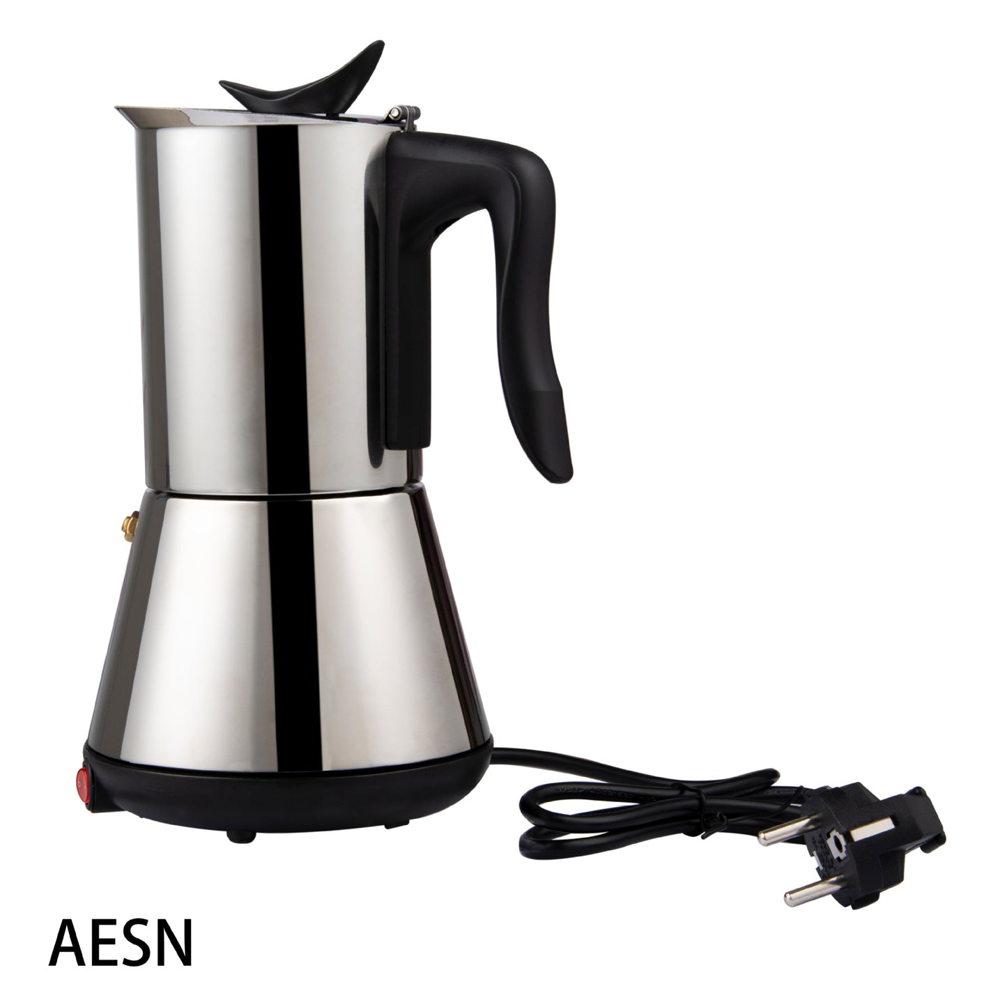 Electric Moka Pot Stainless Steel Electric Coffee Maker Home Coffee Maker Italian Mocha Espresso Coffee Maker