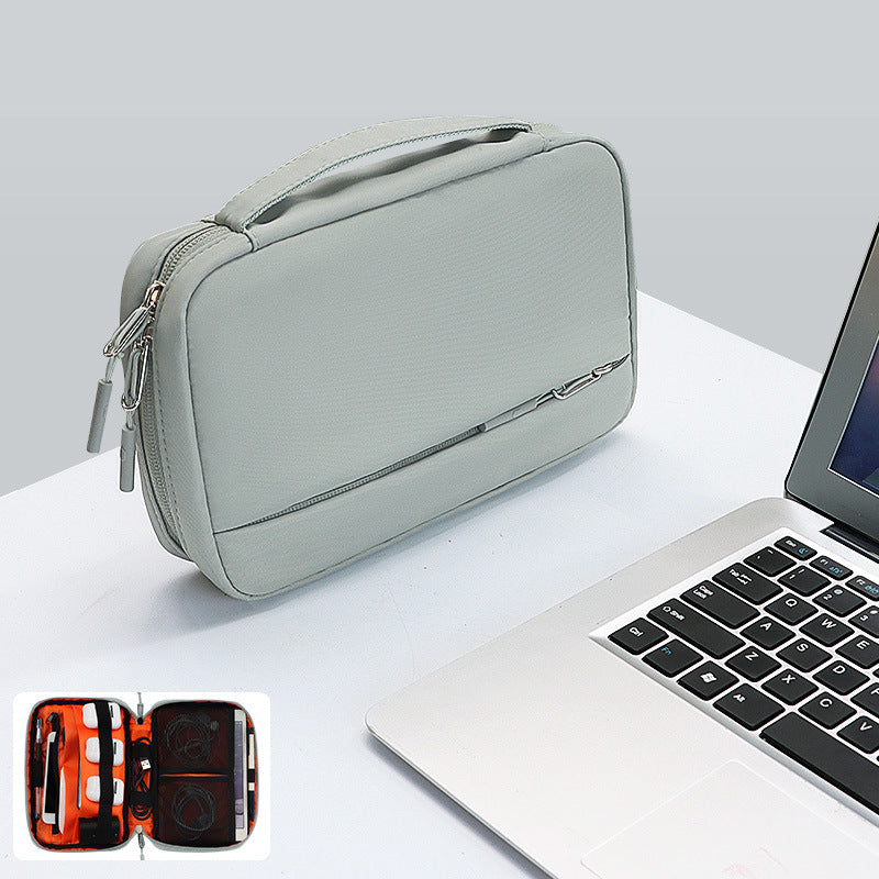 Data cable, headset charger, portable digital electronic accessories, digital storage bag, outdoor carry-on travel clutch