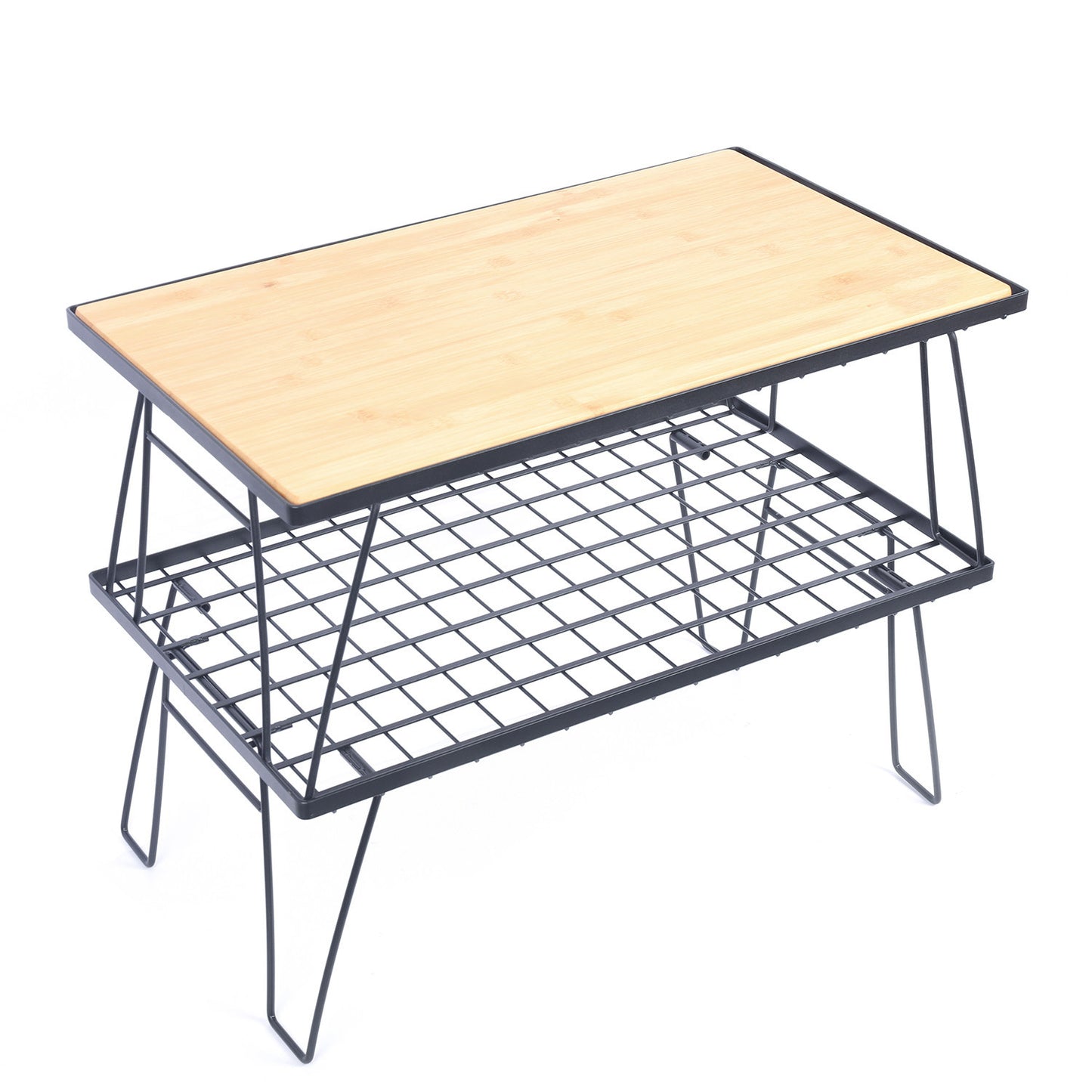 Portable Stainless Steel Foldable BBQ Grill for Outdoor Camping & Picnic