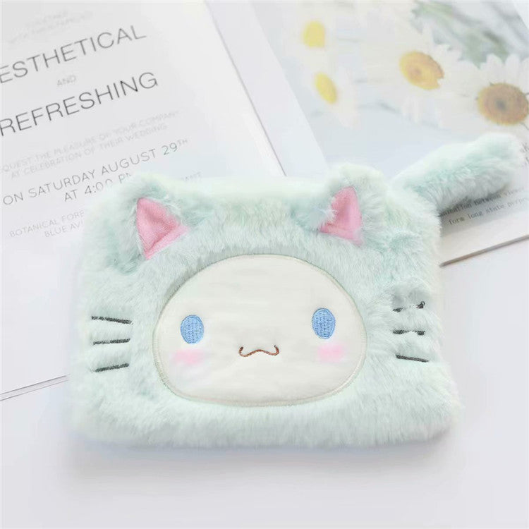 Soft and cute, Melody, pudding, dog, storage bag, coin purse, cartoon, transformed, cat, girl, heart, makeup bag, girl