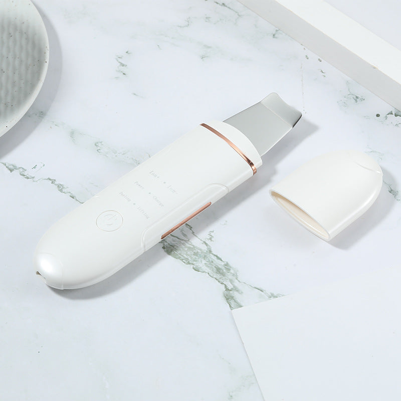 Ultrasonic electric spatula to remove blackheads, home electronic beauty device, pore cleaning cleansing device, dead skin spatula knife