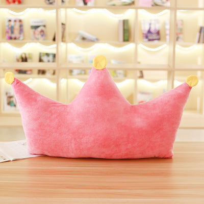 Soft and cute girl, three-dimensional crown dormitory, large cushion at the head of the bed, office workers, Nordic style office chair, lumbar pillow