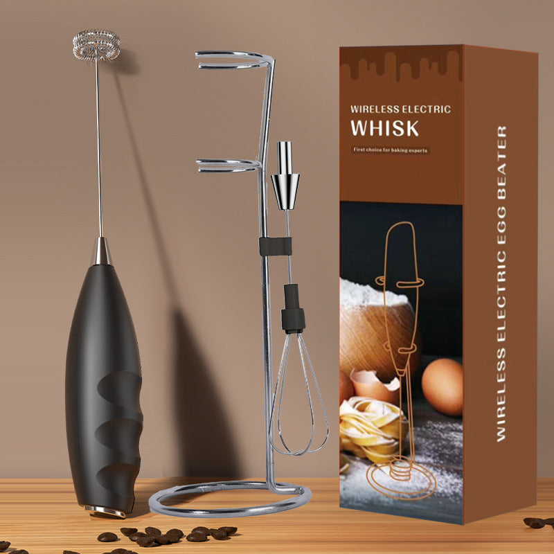 Milk frother, coffee frother, home electric milk frother, milk whisk, milk whisk, hand-held whisk, milk whisk, milk froth