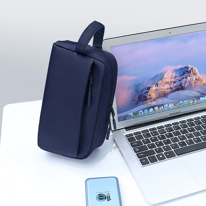 New Simple Series Data Cable, Headphone Charger, Portable Digital Electronic Accessories, Storage Bag, Clutch, Bag