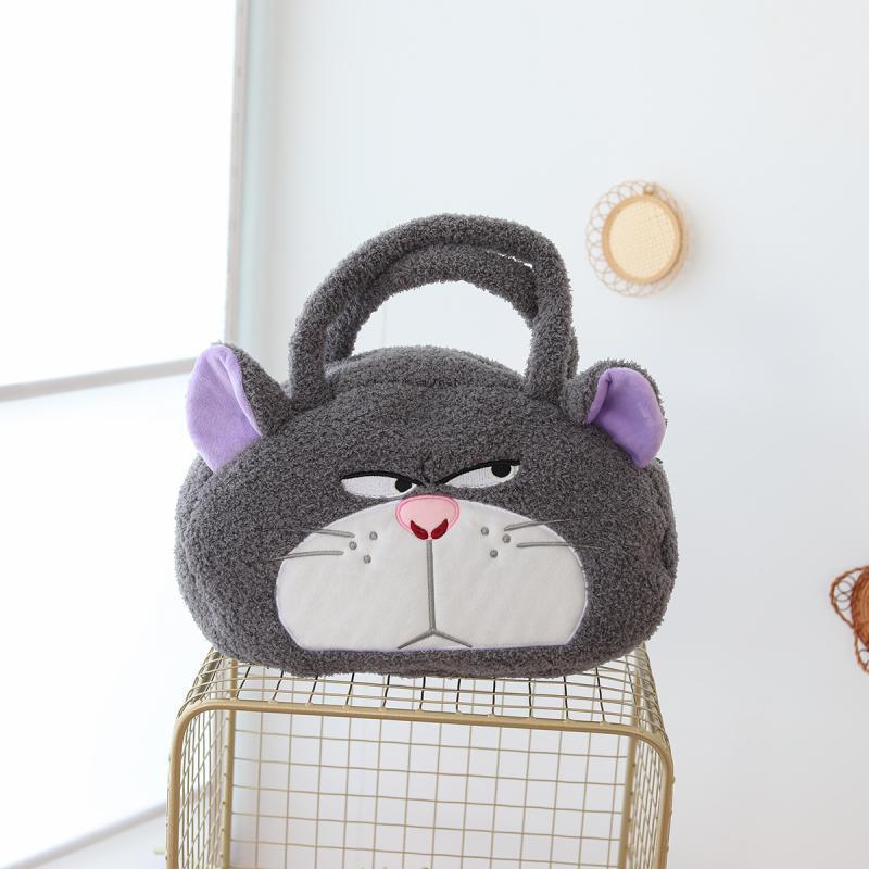 Hot Selling Cartoon Soft Cute One Shoulder Bag Plush Student Handbag Office Worker Storage Women's Large Capacity Crossbody Bag