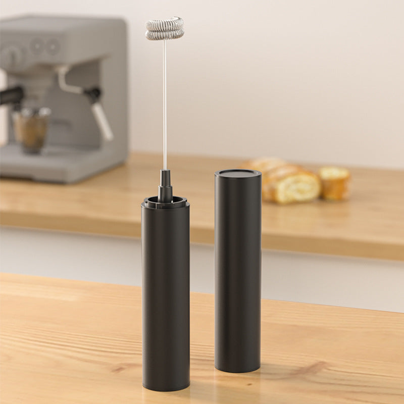 Rechargeable Coffee Frother, Electric Home Egg Wrecker, Milk Cap, Milk Frother, Handheld Mini Milk Frother