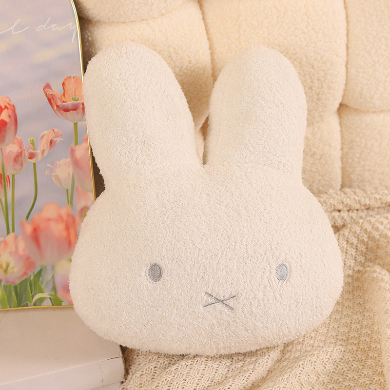Large Pacha Dog Miffy Rabbit Bedside Pillow, Bedroom Bed, Sofa Cushion, Upholstered Large Backrest, Drama Chase Large Pillow