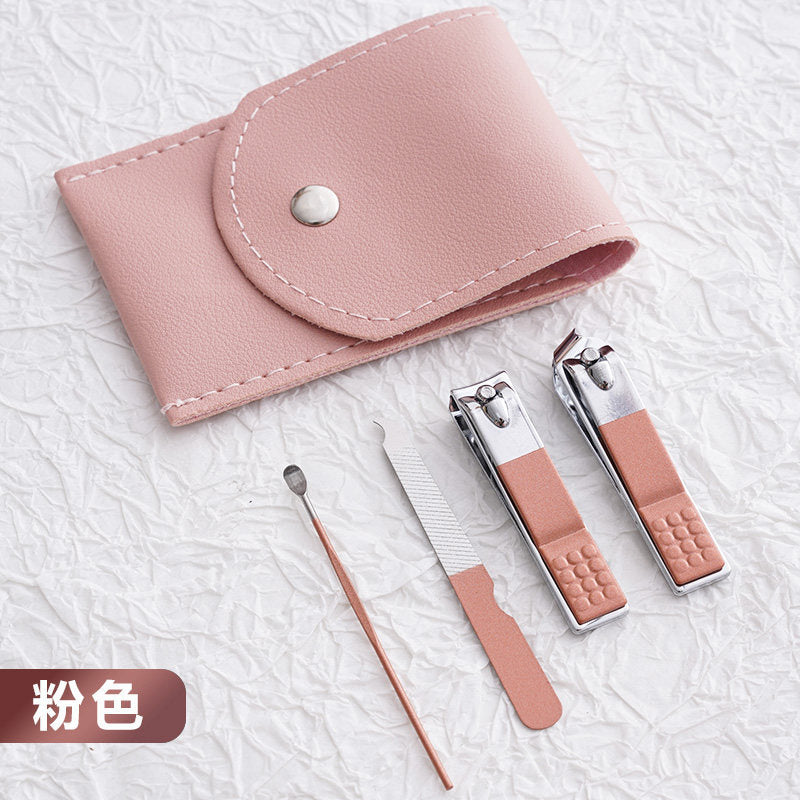 Nail clipper set full set home single nail clippers anti splash nail clippers pedicure artifact bevel nail scissors