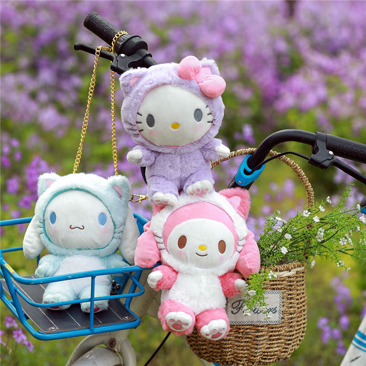 Plush toys, cute doll chains, crossbody bags, children's outings, shoulder bags, girls' handbags, handbags, cartoon bags