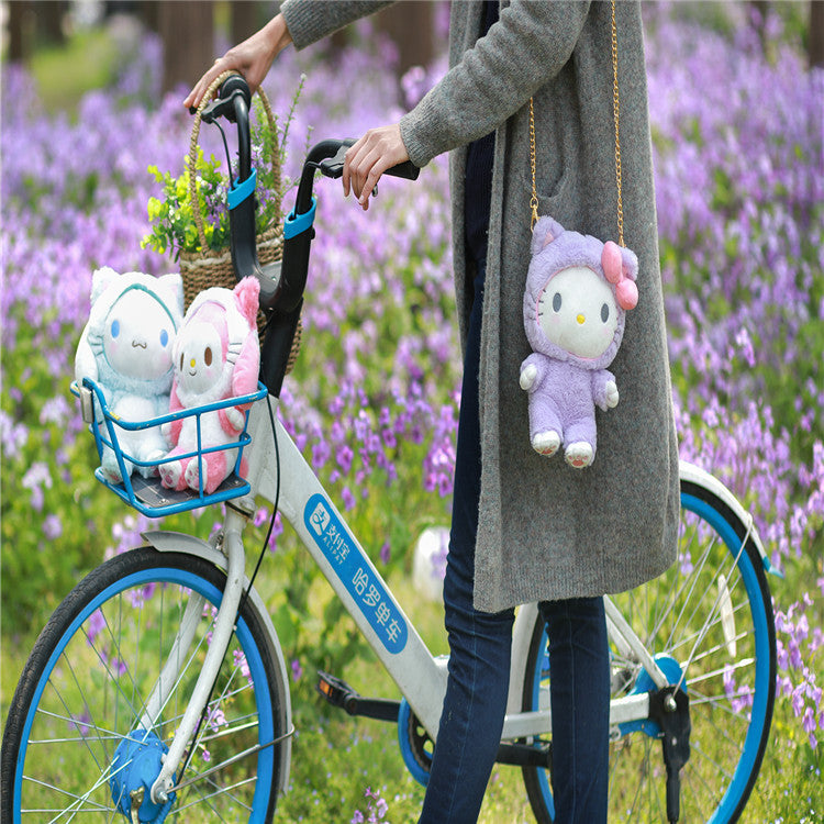 Plush toys, cute doll chains, crossbody bags, children's outings, shoulder bags, girls' handbags, handbags, cartoon bags