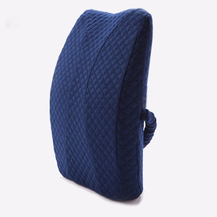 Memory foam seat cushion lumbar cushion men's and women's set Office seat cushion lumbar cushion hemorrhoids cushion