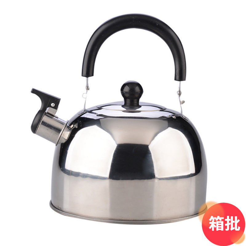 Non-magnetic stainless steel beeping kettle