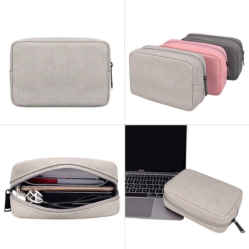New Simple Series Data Cable, Headphone Charger, Portable Digital Electronic Accessories, Storage Bag, Clutch, Bag