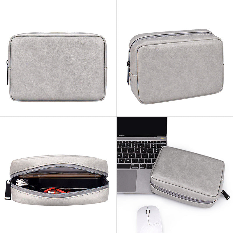Data cable, headset charger, portable digital electronic accessories, digital storage bag, outdoor carry-on travel clutch