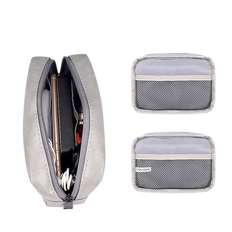 Data cable, headset charger, portable digital electronic accessories, digital storage bag, outdoor carry-on travel clutch