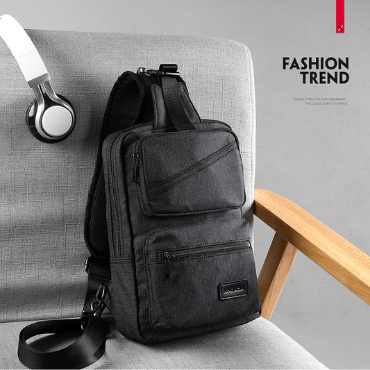 Factory fashion brand waist bag canvas bag men's chest bag men's bag backpack shoulder bag multi-sport crossbody bag wholesale