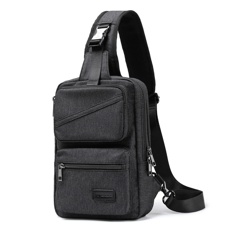 Factory fashion brand waist bag canvas bag men's chest bag men's bag backpack shoulder bag multi-sport crossbody bag wholesale