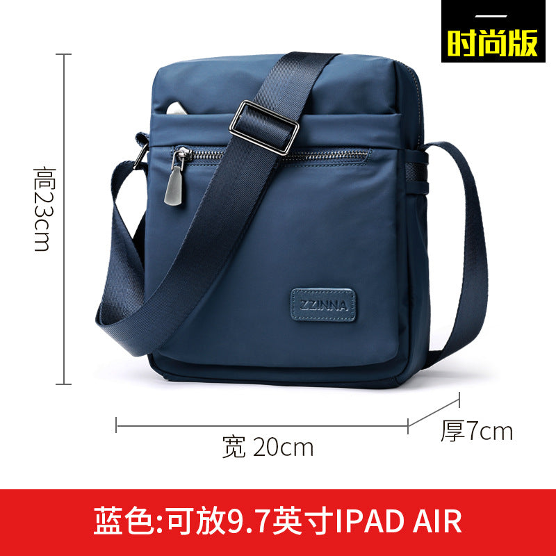 Zhina, mini mobile phone bag, oxford cloth men's bag, men's shoulder bag, trendy brand shoulder bag, simple small shoulder bag