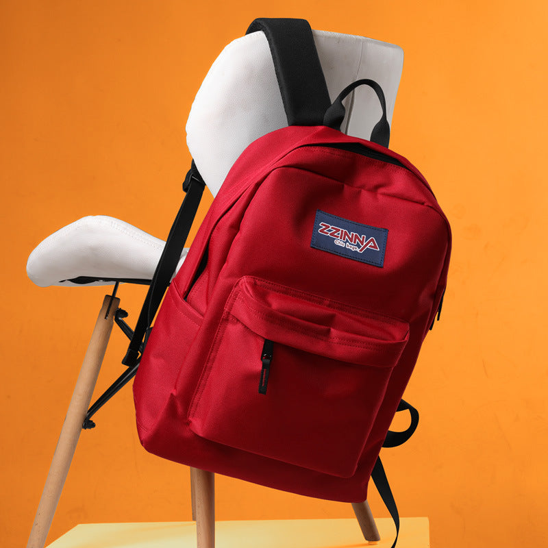 Zhina backpack men's backpack women's canvas college high school junior high school student school bag men's fashion trend factory direct sales