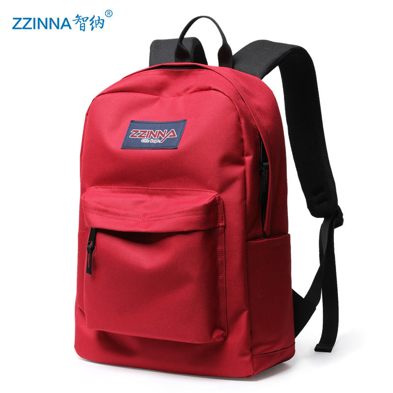 Zhina backpack men's backpack women's canvas college high school junior high school student school bag men's fashion trend factory direct sales