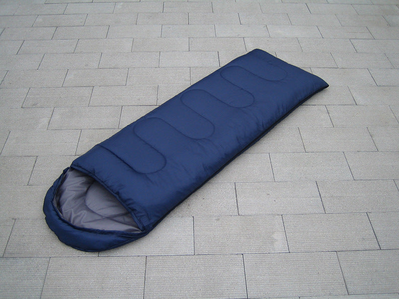 Hooded Sleeping Bag - Envelope Style for Outdoor Camping & Emergency