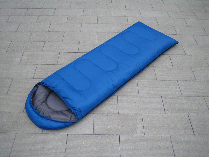 Hooded Sleeping Bag - Envelope Style for Outdoor Camping & Emergency