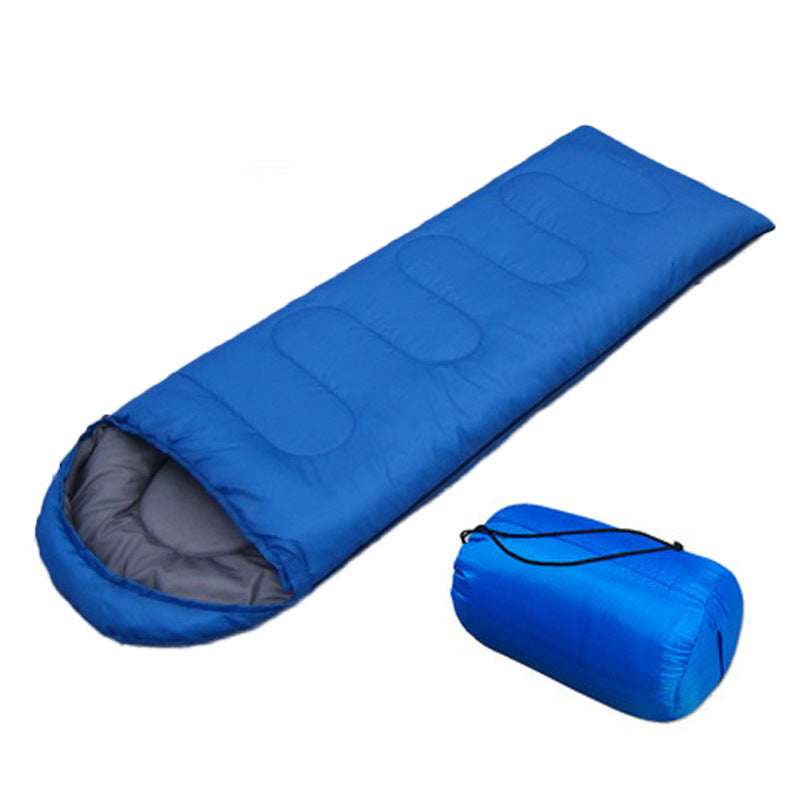 Hooded Sleeping Bag - Envelope Style for Outdoor Camping & Emergency