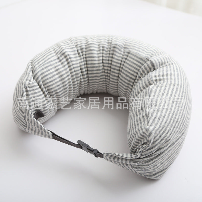 MUJI U pillow, good product, U-shaped pillow, neck pillow, car neck pillow, U-shaped neck travel pillow, airplane pillow, and hair on behalf of the body