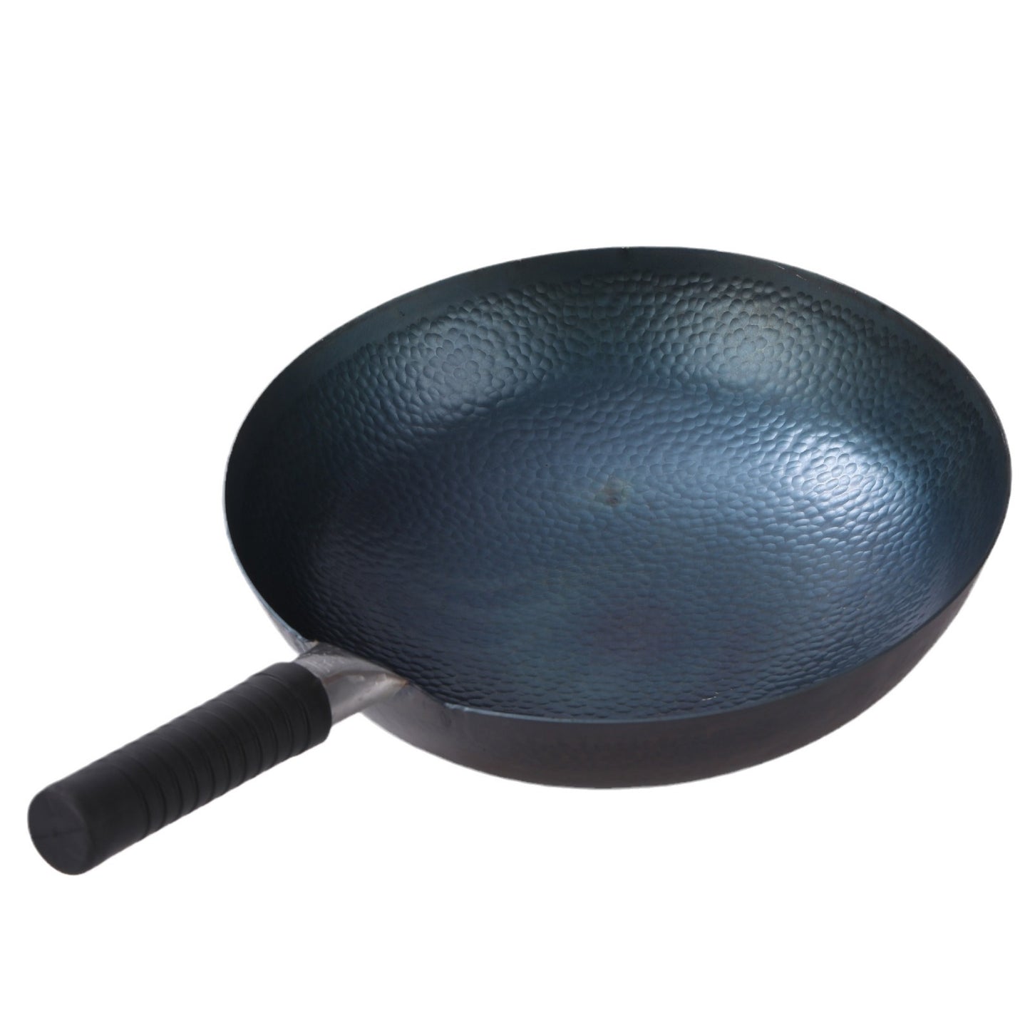 Zhangqiu handmade iron pot gift pots and pans old-fashioned traditional household hand-forged wrought iron wok uncoated non-stick pan