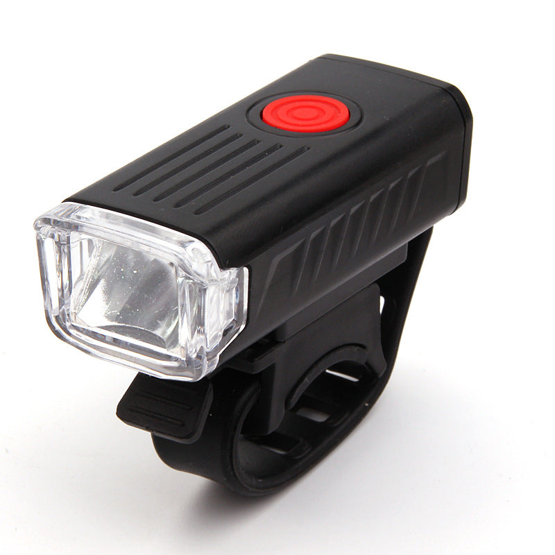 Cross border 2255 bicycle headlight warning tail light led waterproof usb set cycling mountain bike accessories