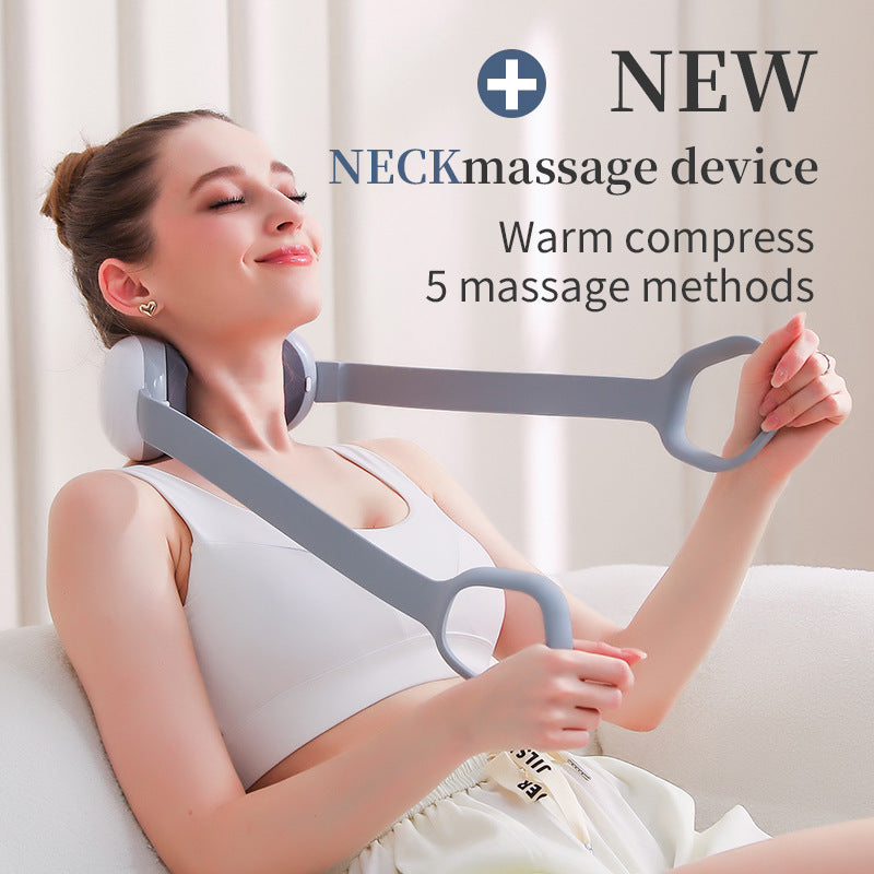 Cervical Neck Massager - Electric Kneading Shoulder Massager with Heat | Bombom