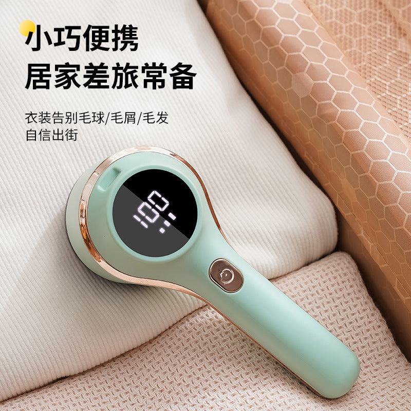 New Home Electric Hairball Trimmer LCD Display Portable Multifunctional Shaving Machine