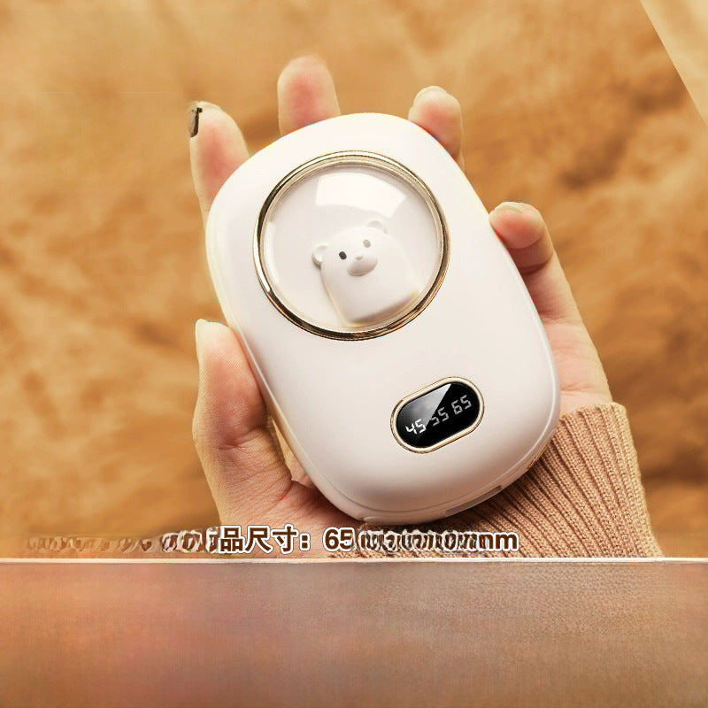 The new cross-border mini space number of people show 10,000 mAh hand warmer 2-in-1 charging