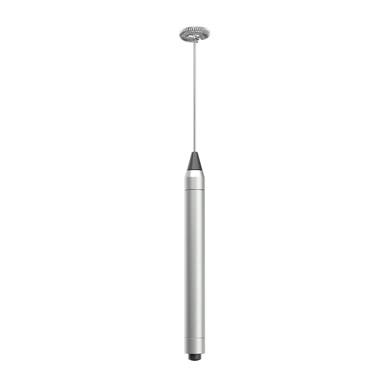 New aluminum alloy body mini coffee milk frother handheld whisk, frother, electric milk frother, milk whisk
