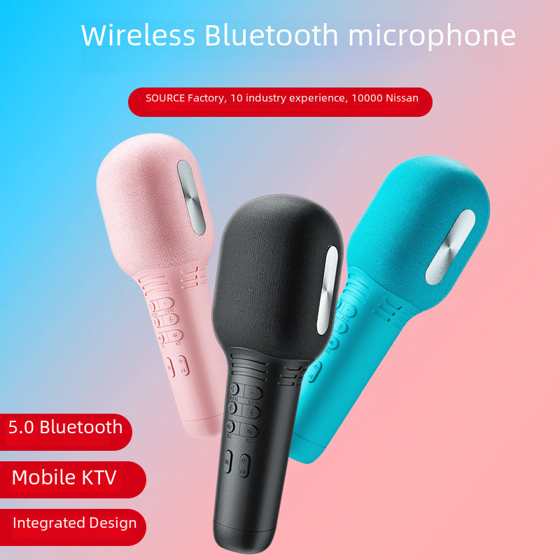 Wireless bluetooth microphone K9 wireless microphone mobile phone microphone audio integration karaoke artifact gift wholesale