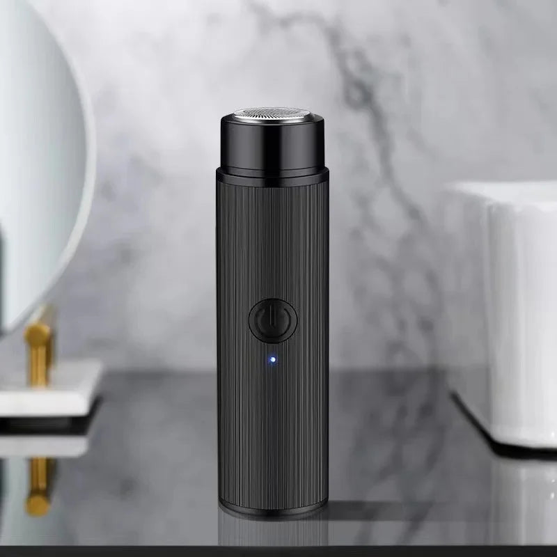 New Electric Shaver Men's Shaver Washable Mini Beard Sharpener Small Portable Rechargeable One Piece Delivery