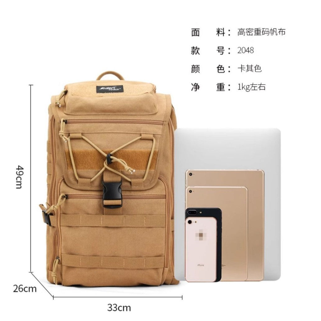 Travel Bag Men's Large Capacity Hiking Outdoor Backpack Tactical Mountaineering Outdoor Sports 17 Inch Laptop Backpack