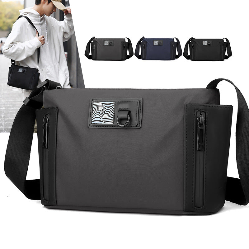 Super cool and functional men's shoulder bag crossbody bag cross-border new men's backpack travel outdoor waterproof shoulder bag