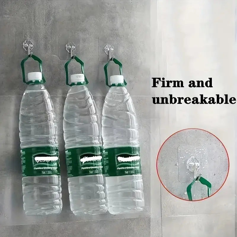 Hole no mark load-bearing viscose transparent kitchen wall hook sticking strong wall sticking hook strong sticking hook free playing