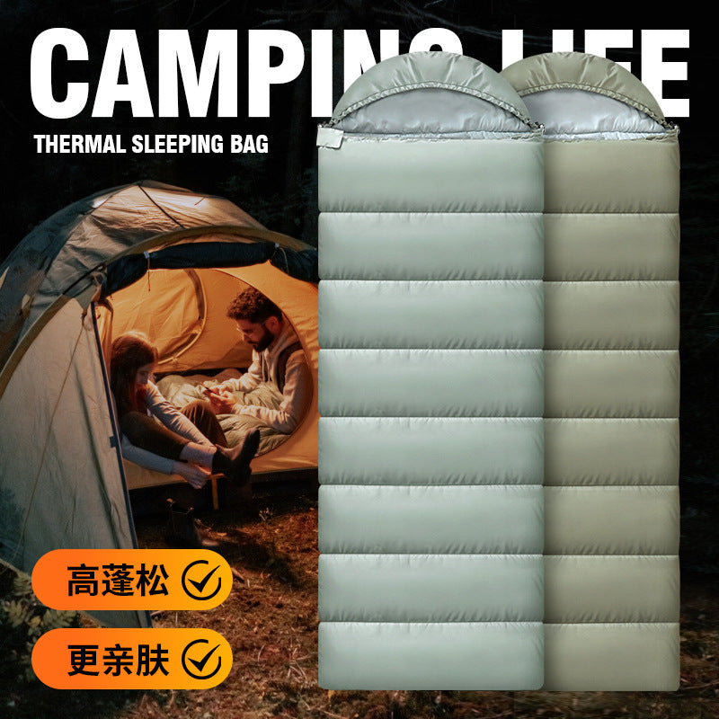 Ultra-Light Duck Down Sleeping Bag – Premium Warmth, Feather-Light Comfort!