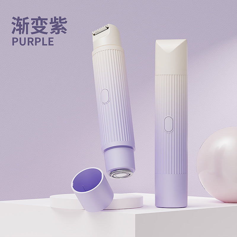 Electric shaver shaver portable gradient electric trim razor shaver for men and women epilator cross-border