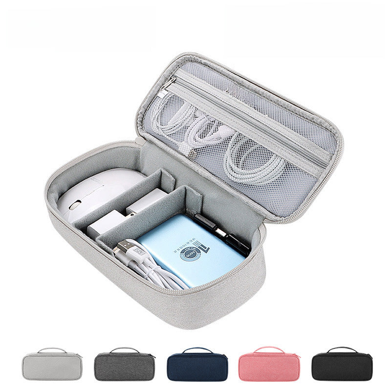 Multi-functional mobile phone digital accessories storage bag, mobile phone bag, U disk power bank, mobile hard disk, data cable storage bag