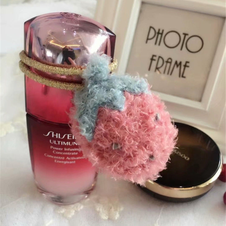 Cute kids little strawberry band hair rope wholesale sweet girl ponytail headline high elasticity durable hair accessory