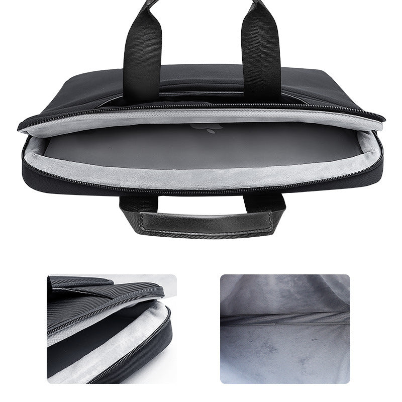 Laptop bag, 15.6 inch laptop bag, inner sleeve, 14 inch waterproof nylon laptop bag, briefcase